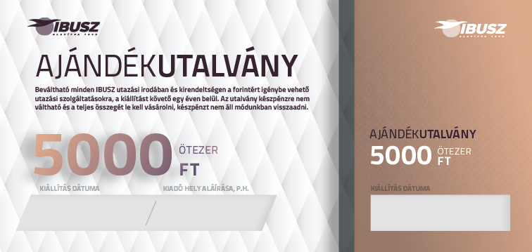 Ajándékutalvány 5 000