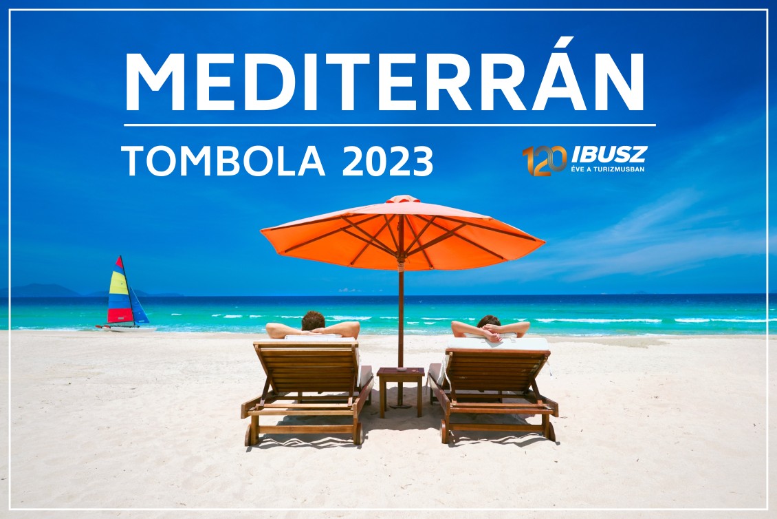 Az IBUSZ szervezésében indított Mediterrán tombola akció keretében akár a „last minute” áraknál is kedvezőbb feltételek mellett foglalhatja le nyaralását.