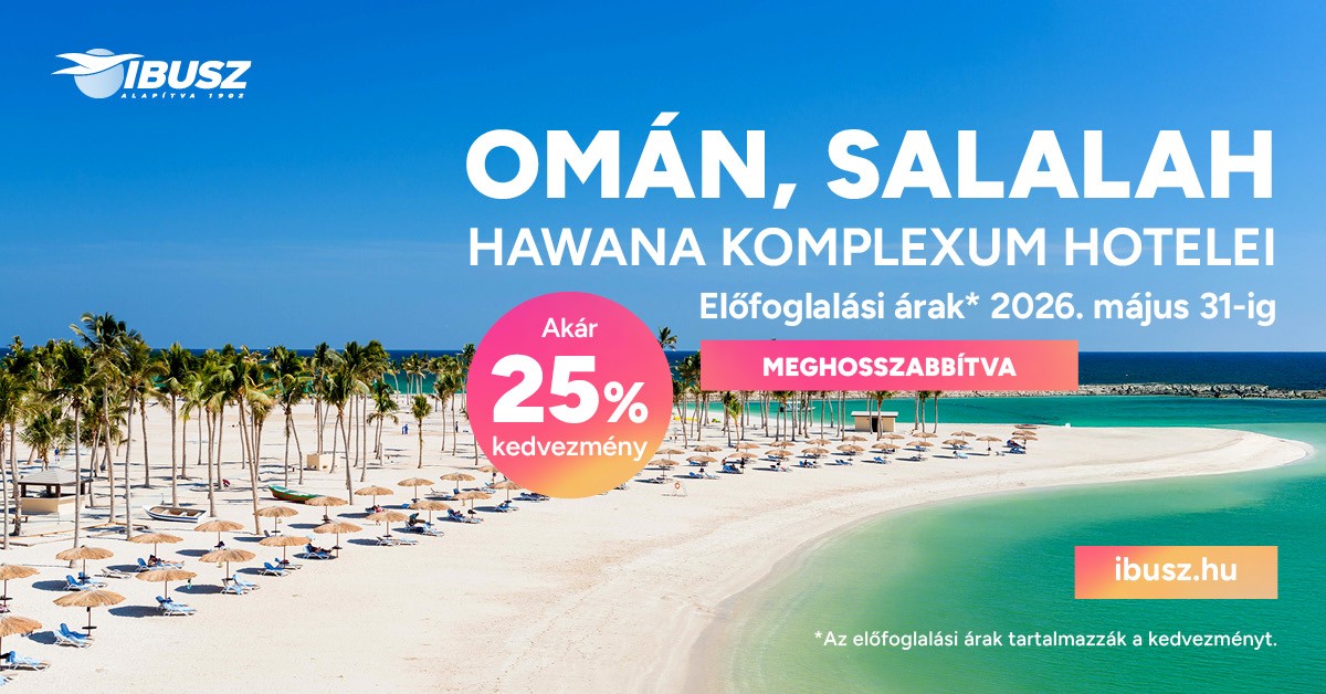 Omán - Salalah -közvetlen járat - IBUSZ utazás