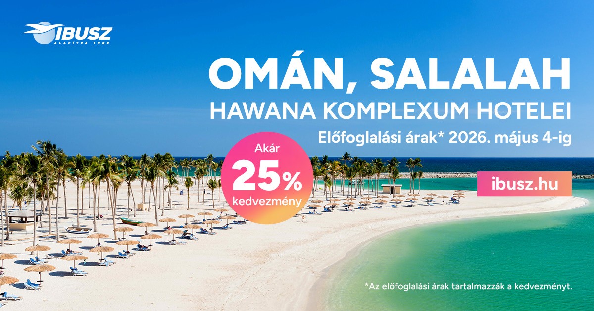 Omán - Salalah -közvetlen járat - IBUSZ utazás