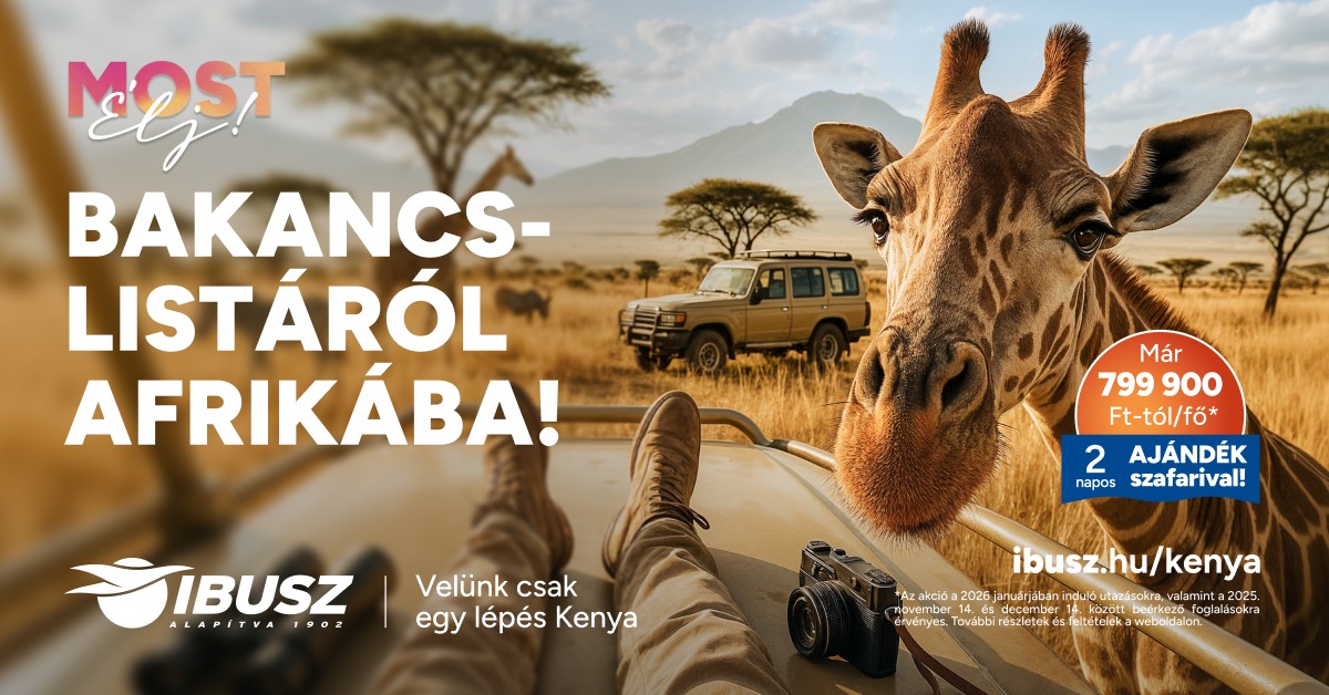 Kenya utazás – Charter járattal, szafari és Diani Beach