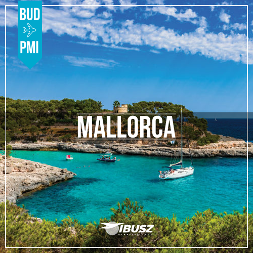 Az IBUSZ szervezésében a pihenni vágyók eljuthatnak az UNESCO világörökség Tramuntana festői hegyvonulatának lábainál fekvő Mallorca homokos tengerpartjaira.