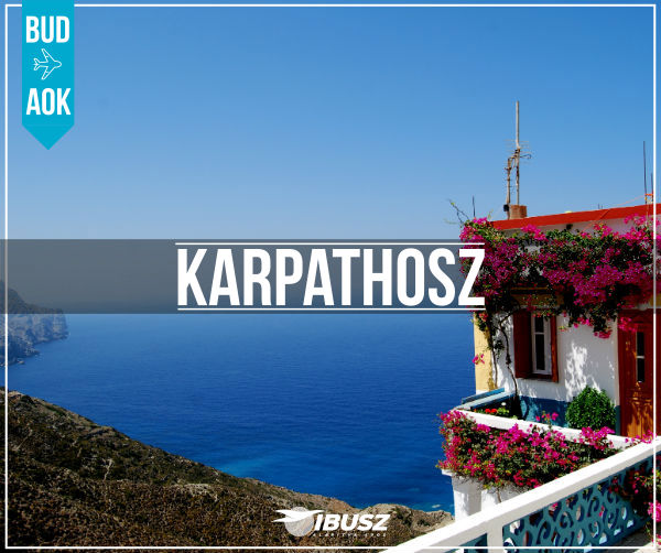 Az IBUSZ által Görögországba szervezett utazások során eljuthat Karpathos szigetére, ahol a vadság és a hagyománytisztelő nyugalom harmonikusan találkozik.